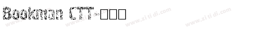 Bookman CTT字体转换